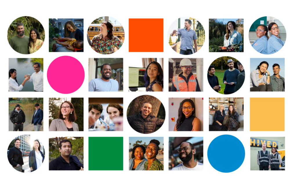 A grid of photos of entrepreneurs in Elemental's portfolio.